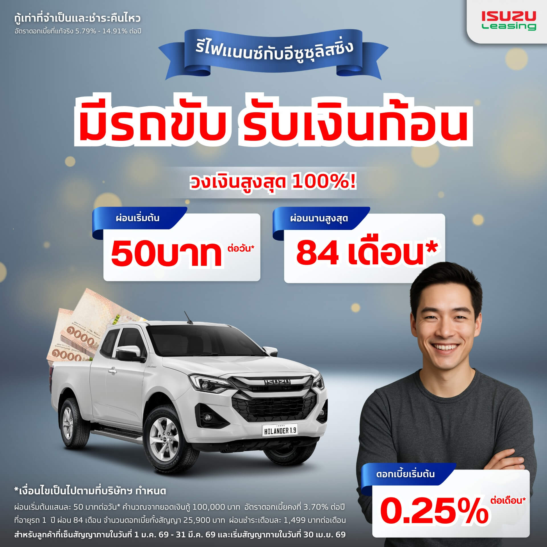tripetch isuzu leasing banner